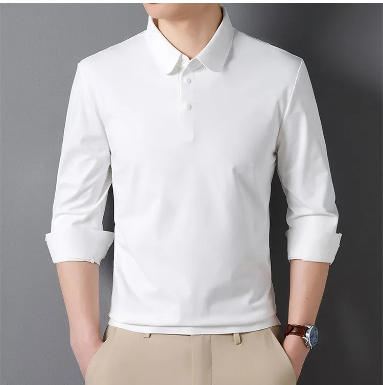 Premium No-Iron Polo | Quick-Dry Performance Long Sleeve