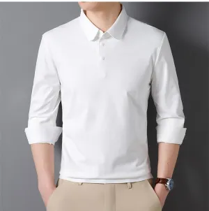 Premium No-Iron Polo | Quick-Dry Performance Long Sleeve