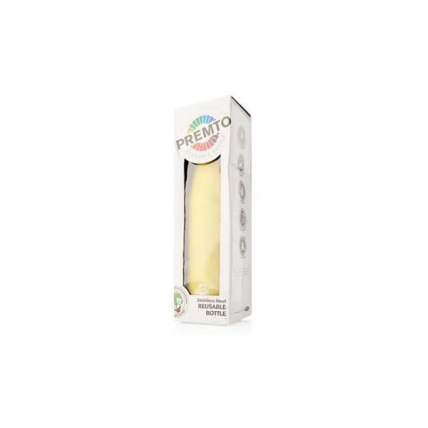 Premto 500ml Stainless Steel Water Bottle - Sunshine