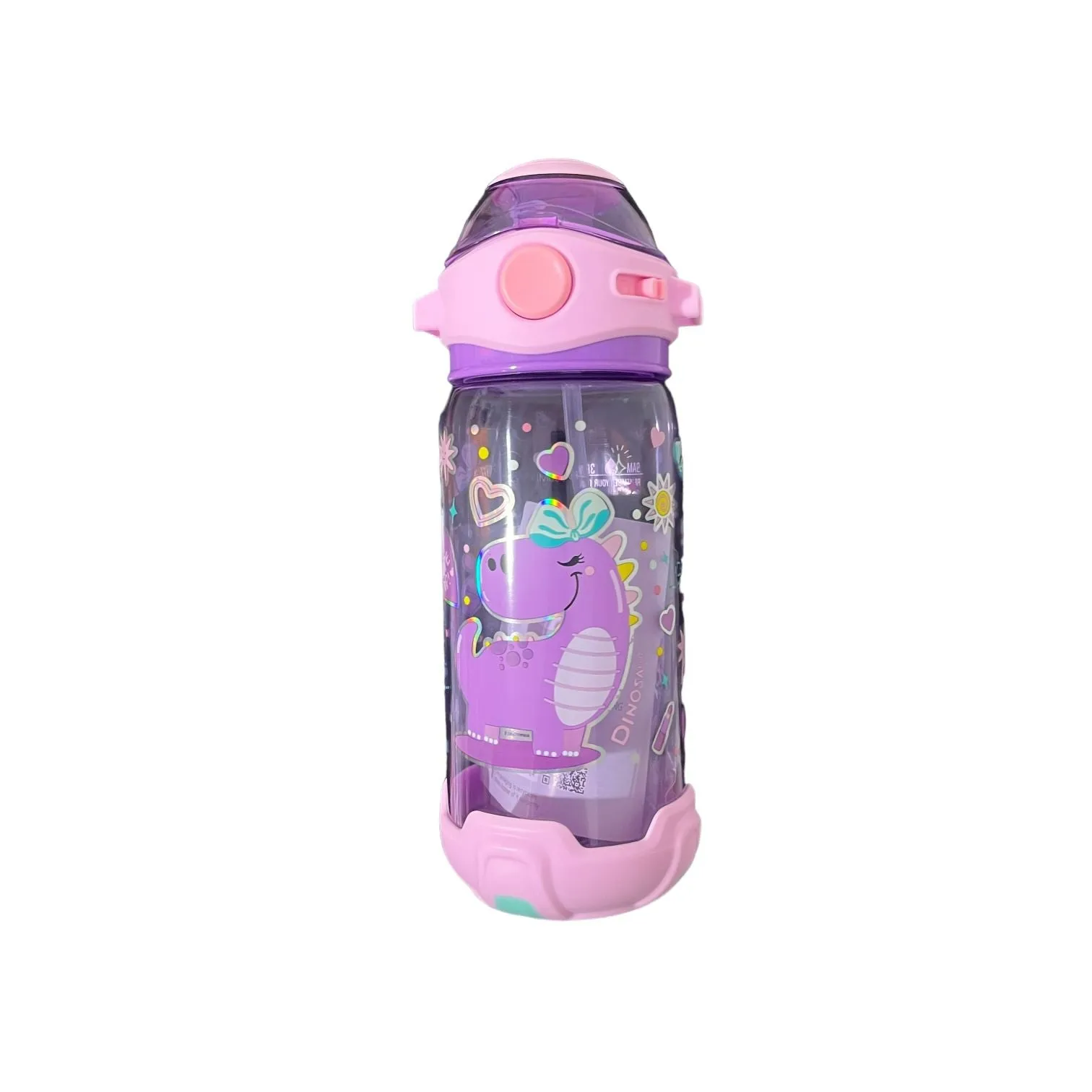 Purple Dinosaur Water Bottle