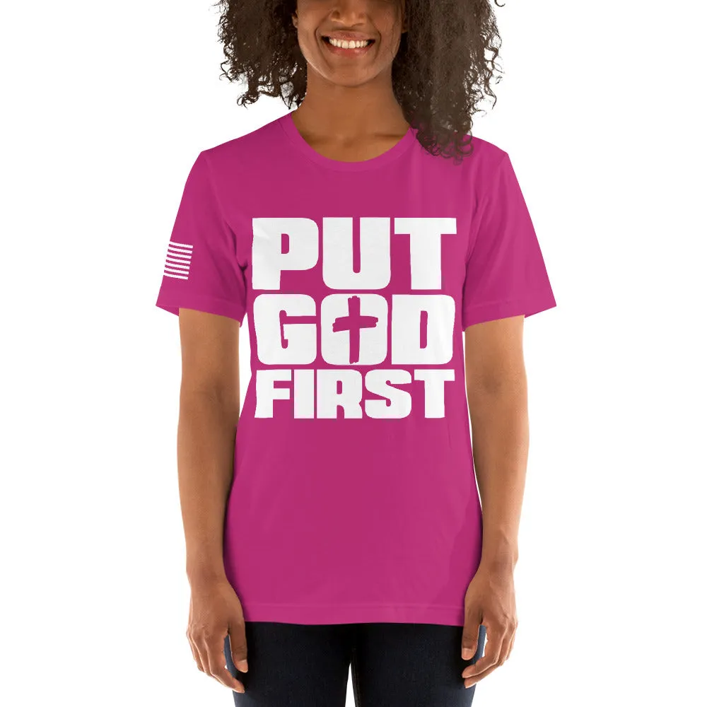 Put GOD First - Unisex t-shirt