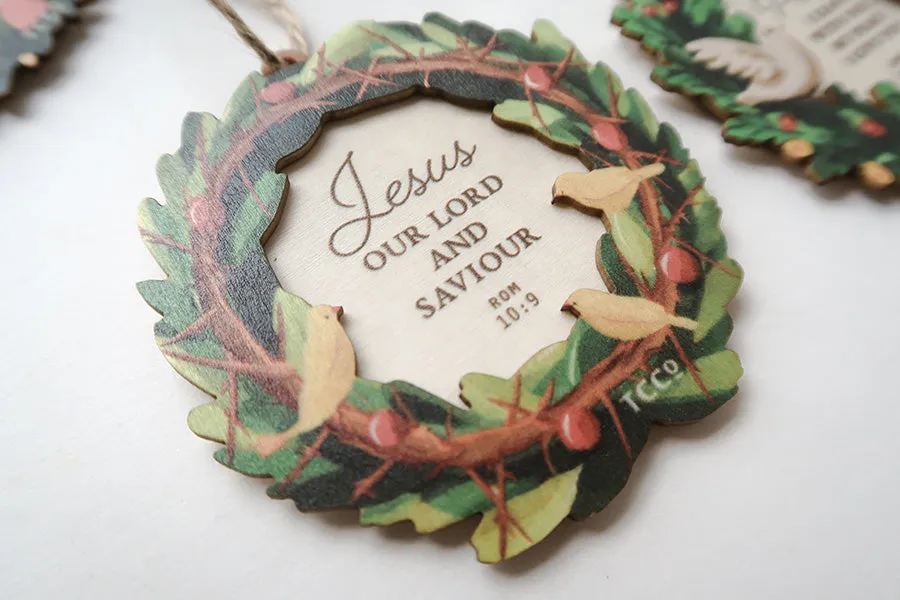 Put on Love {Christmas Tree Baubles}