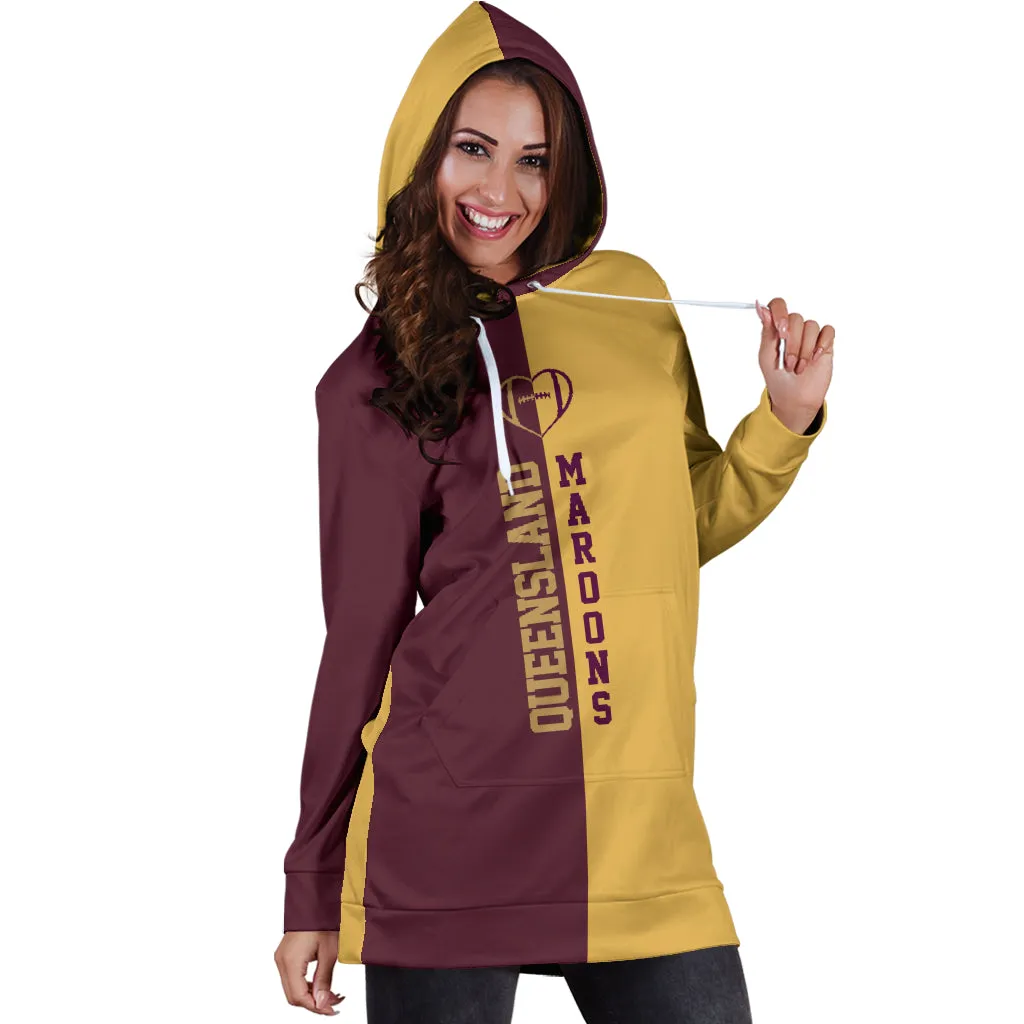 Queensland Maroons - Hoodie Dress
