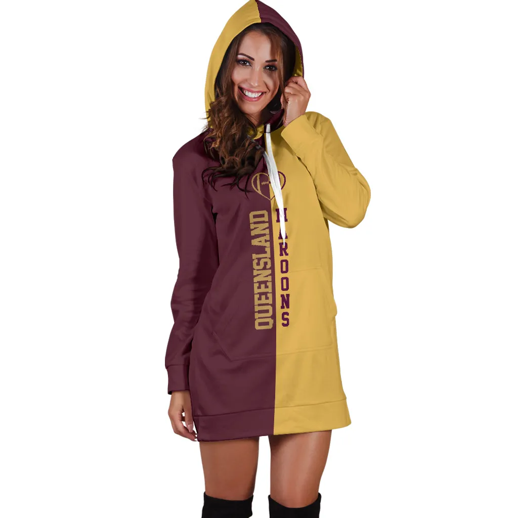 Queensland Maroons - Hoodie Dress