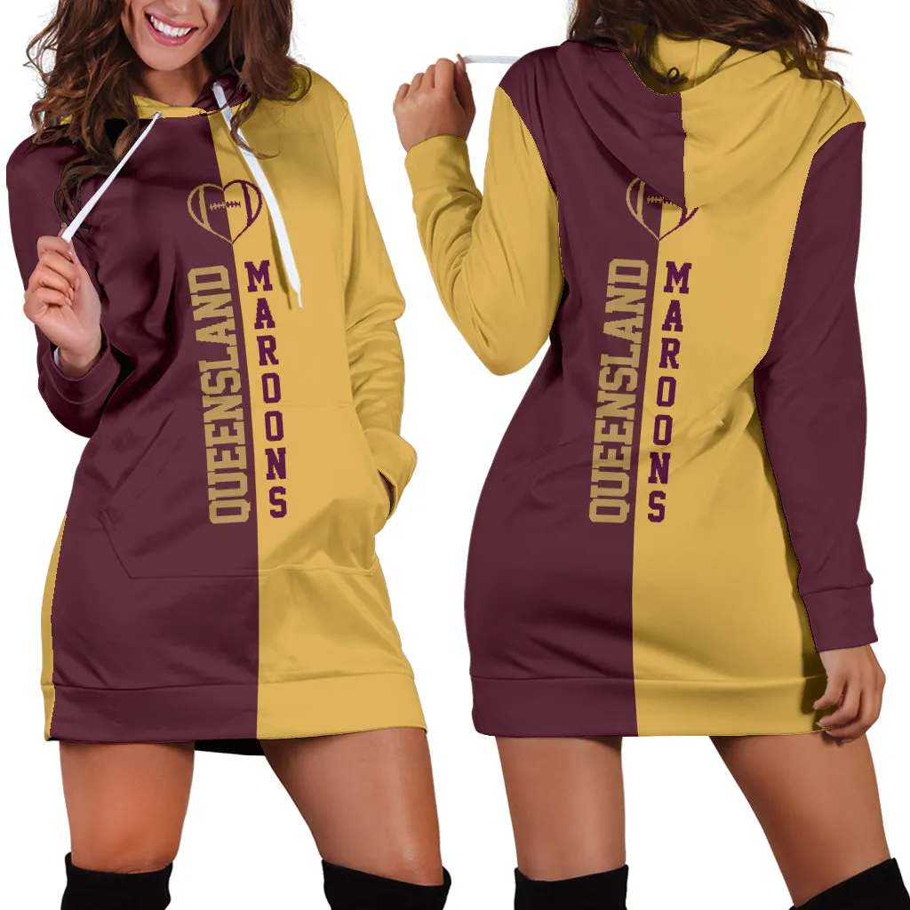 Queensland Maroons - Hoodie Dress