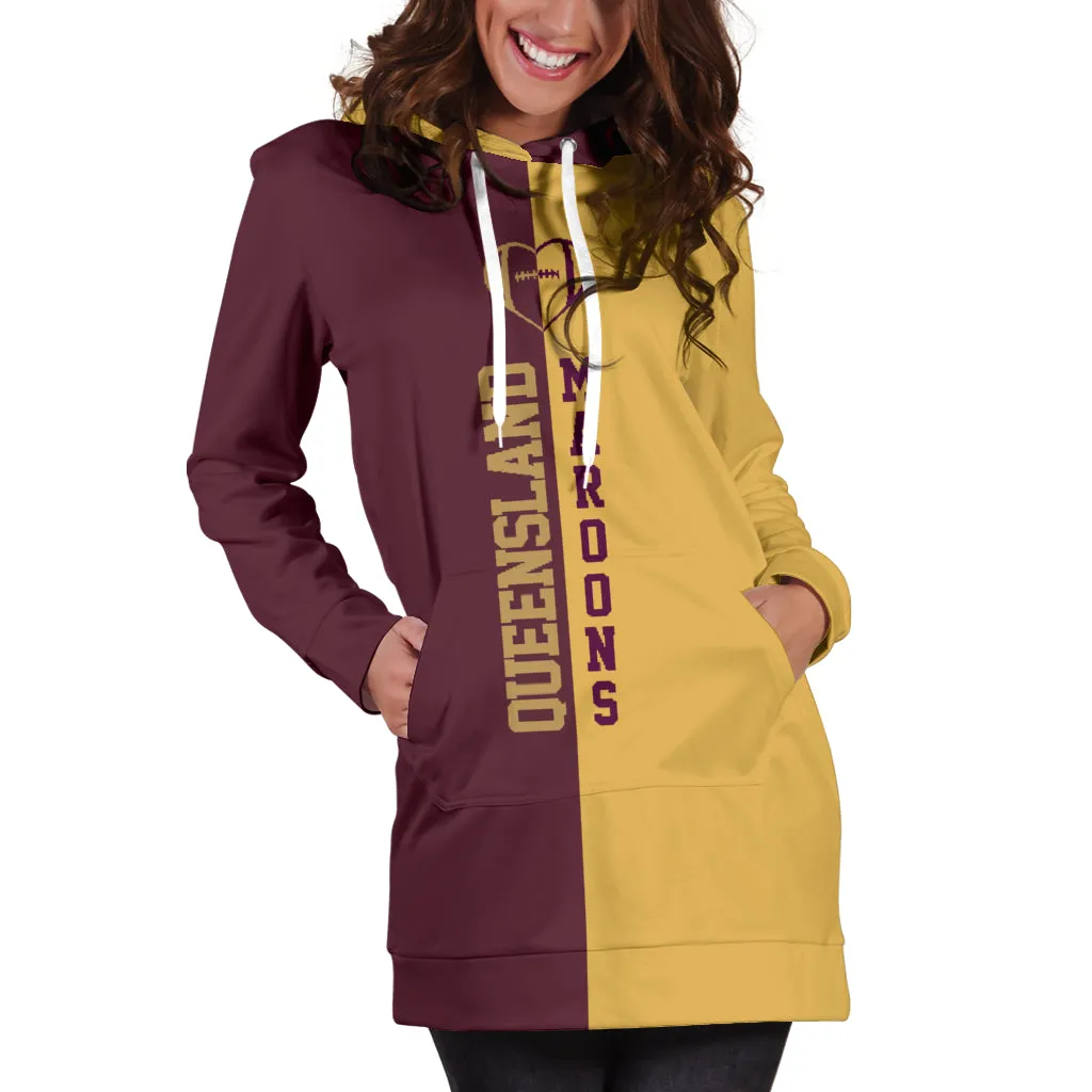 Queensland Maroons - Hoodie Dress