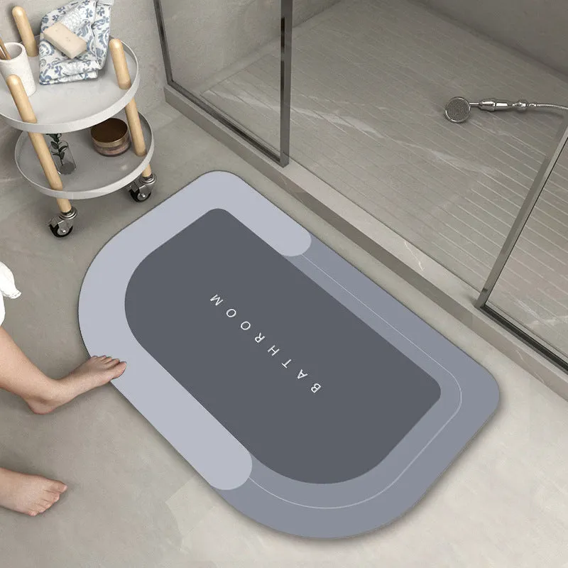 Quick Dry Absorbent Nonslip Bathroom Mat