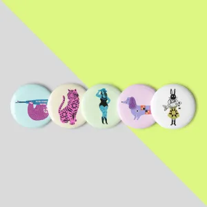QuiltCon 2025 1.5" Pin Pack