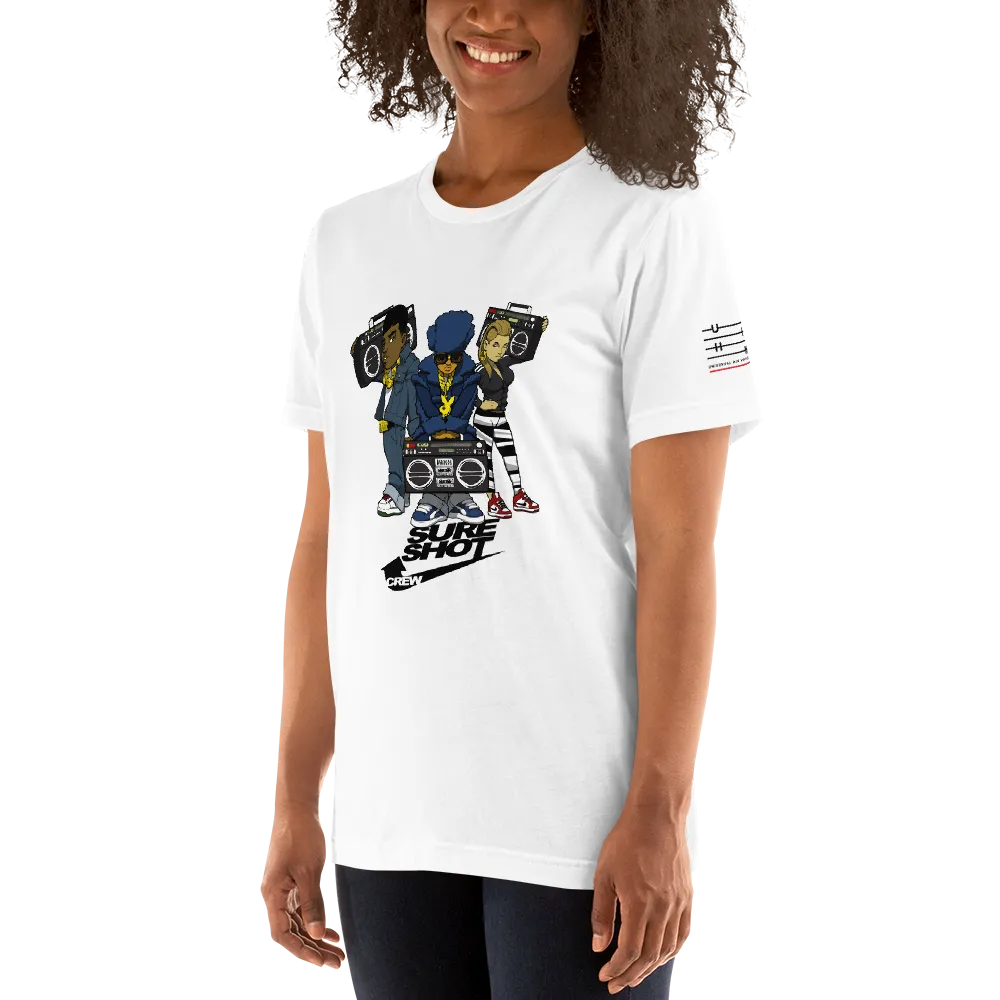 "Can't Live Without My Radio" (Light) Short-Sleeve Womens T-Shirt