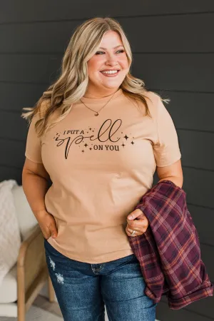 "I Put A Spell On You" Graphic Tee- Sand