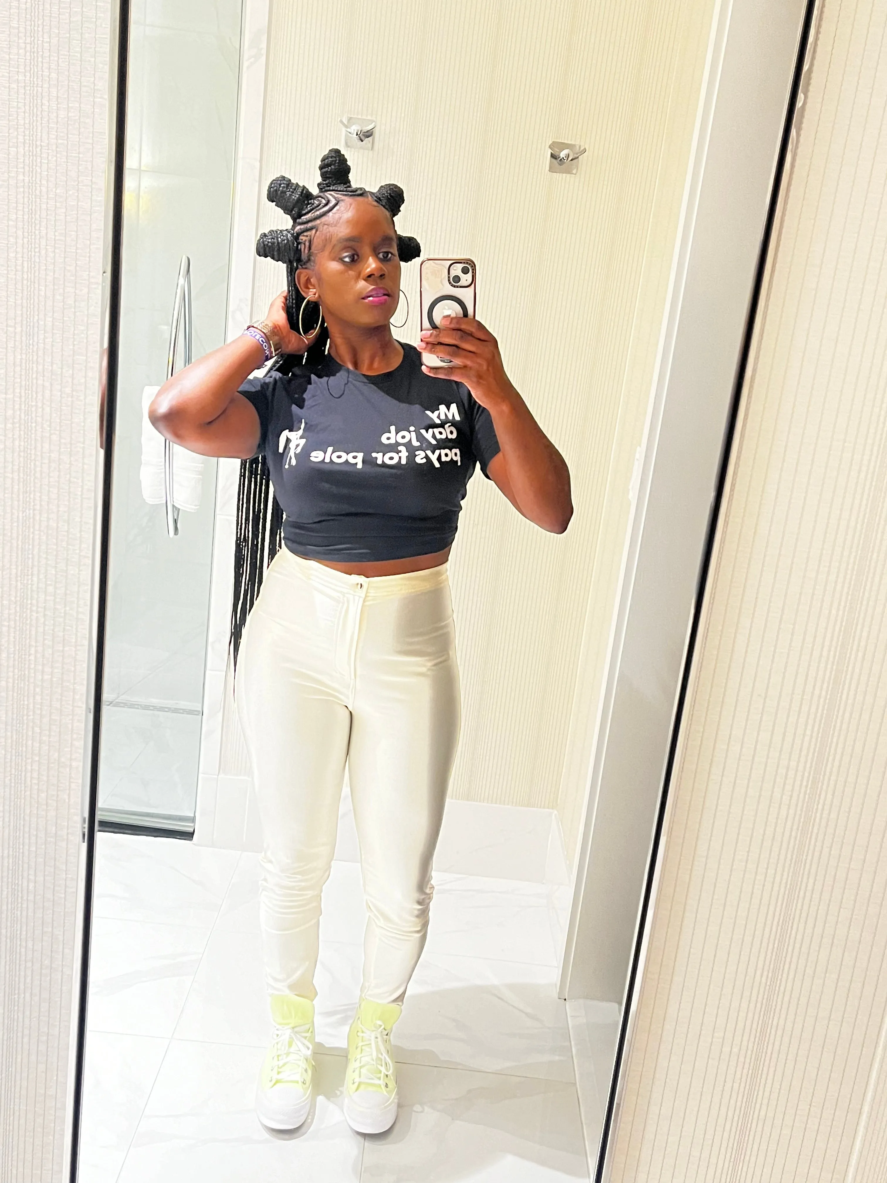 "My Day Job Pays for Pole" Crop Top