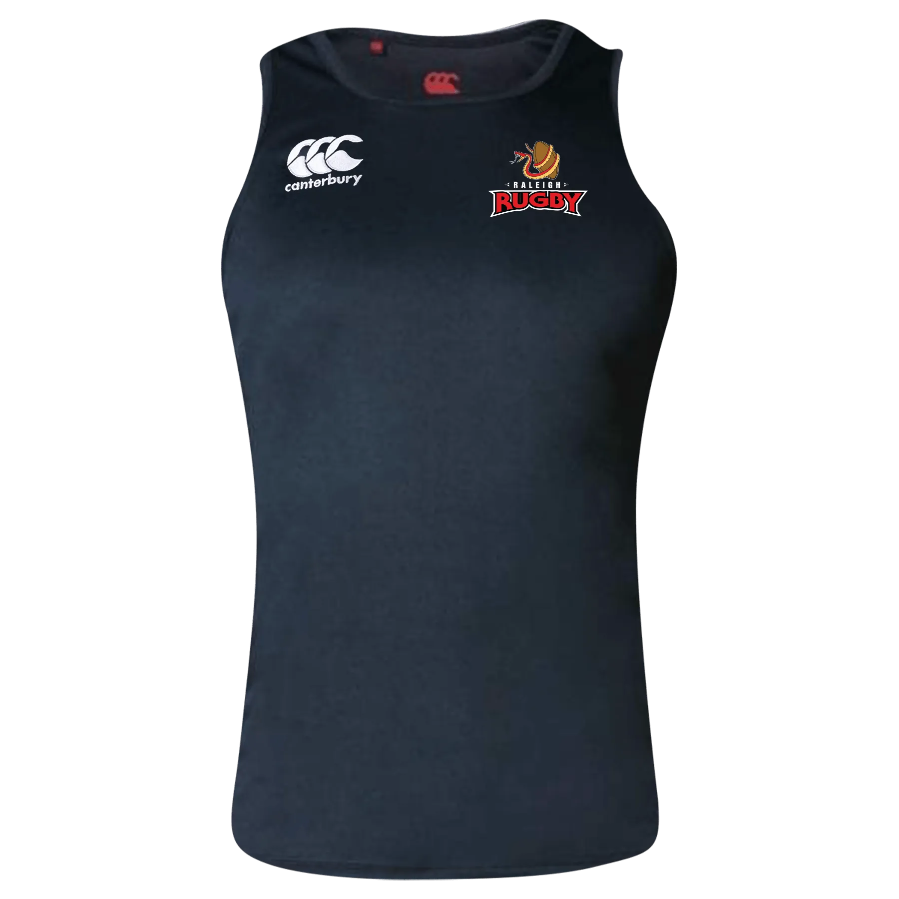 Raleigh Rugby Club Canterbury Black Core Vapodri Rugby Singlet