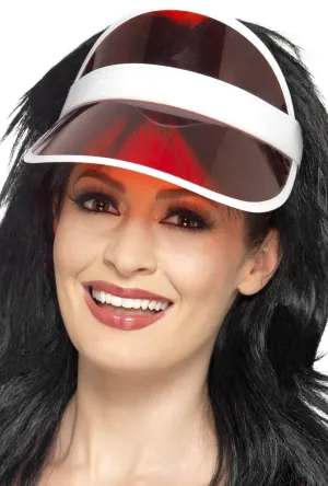 Red Poker Visor