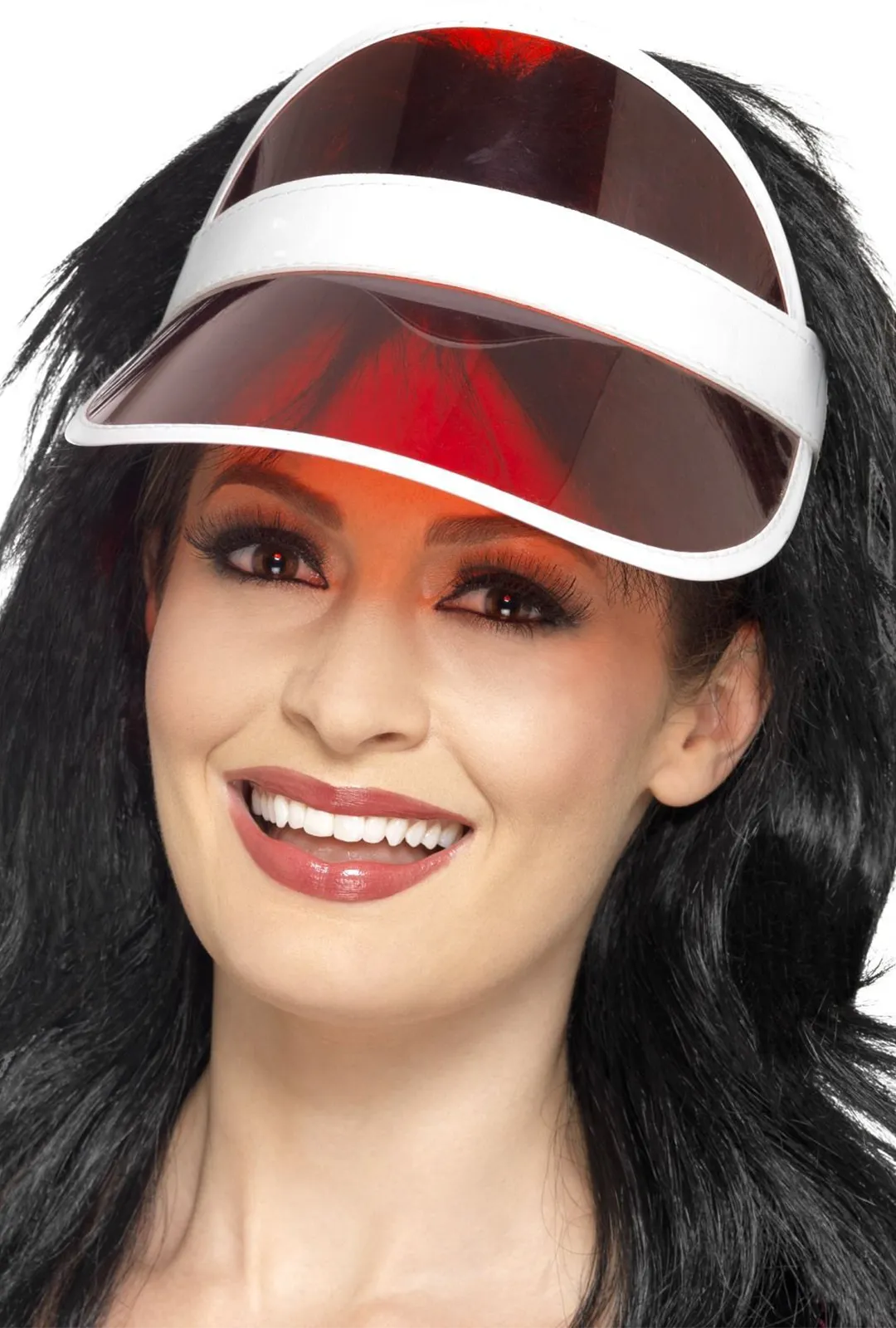Red Poker Visor