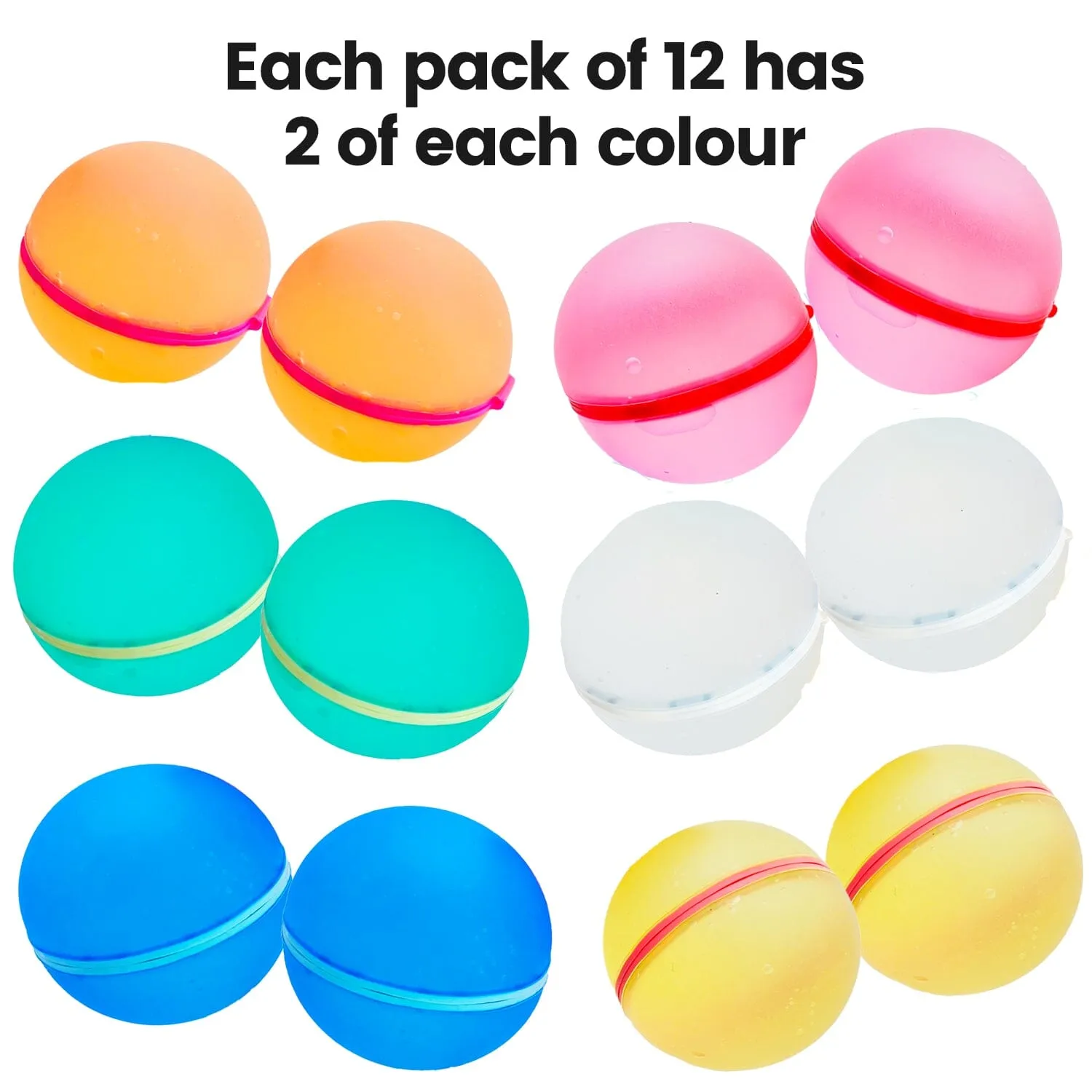 Reusable Water Balloons - Magnetic Water Bombs