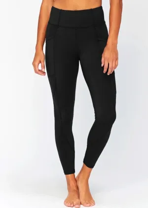 Rita High-Rise Pocket Leggings, Black