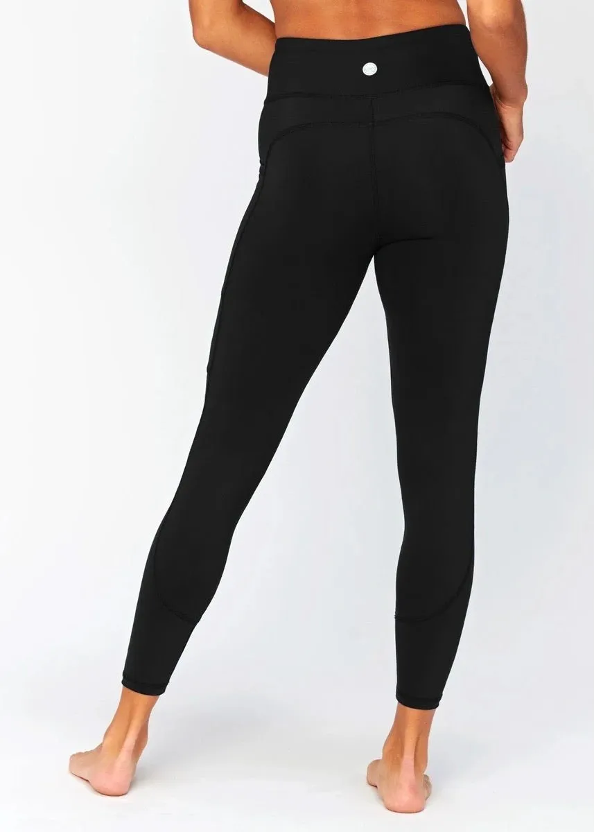 Rita High-Rise Pocket Leggings, Black