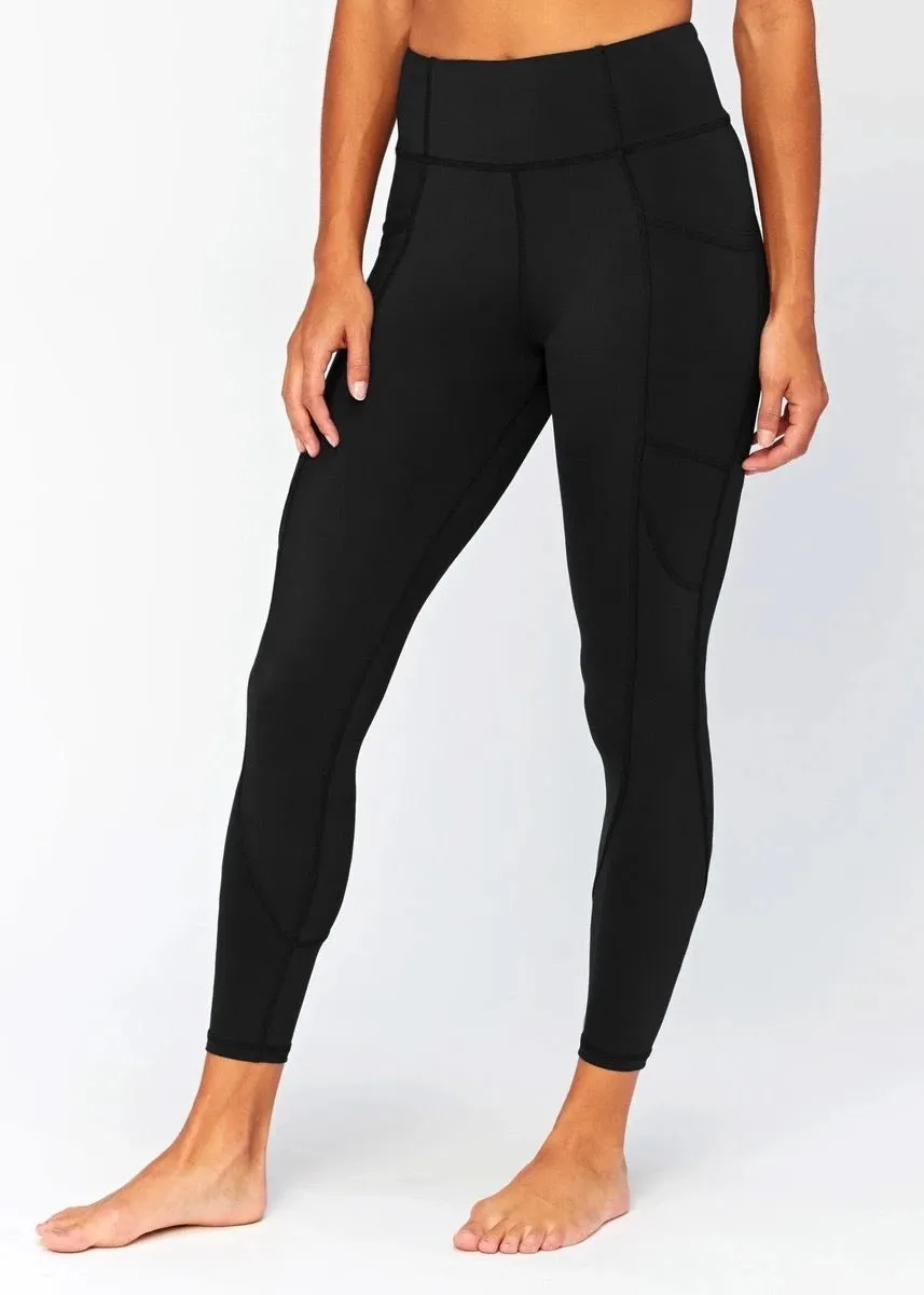 Rita High-Rise Pocket Leggings, Black