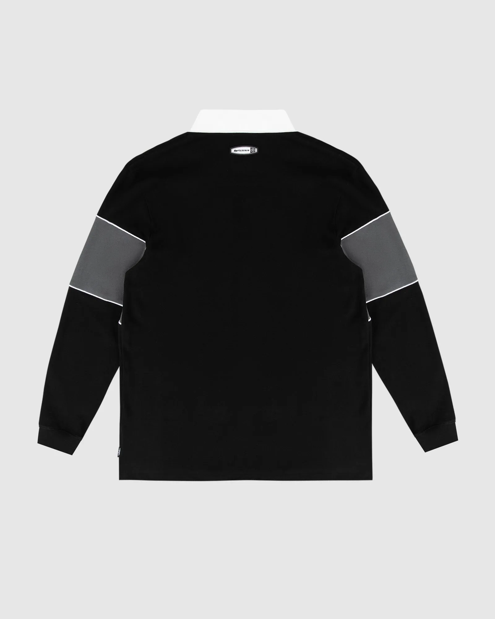 ROTHMAN PANEL RUGBY TOP - BLACK/GREY