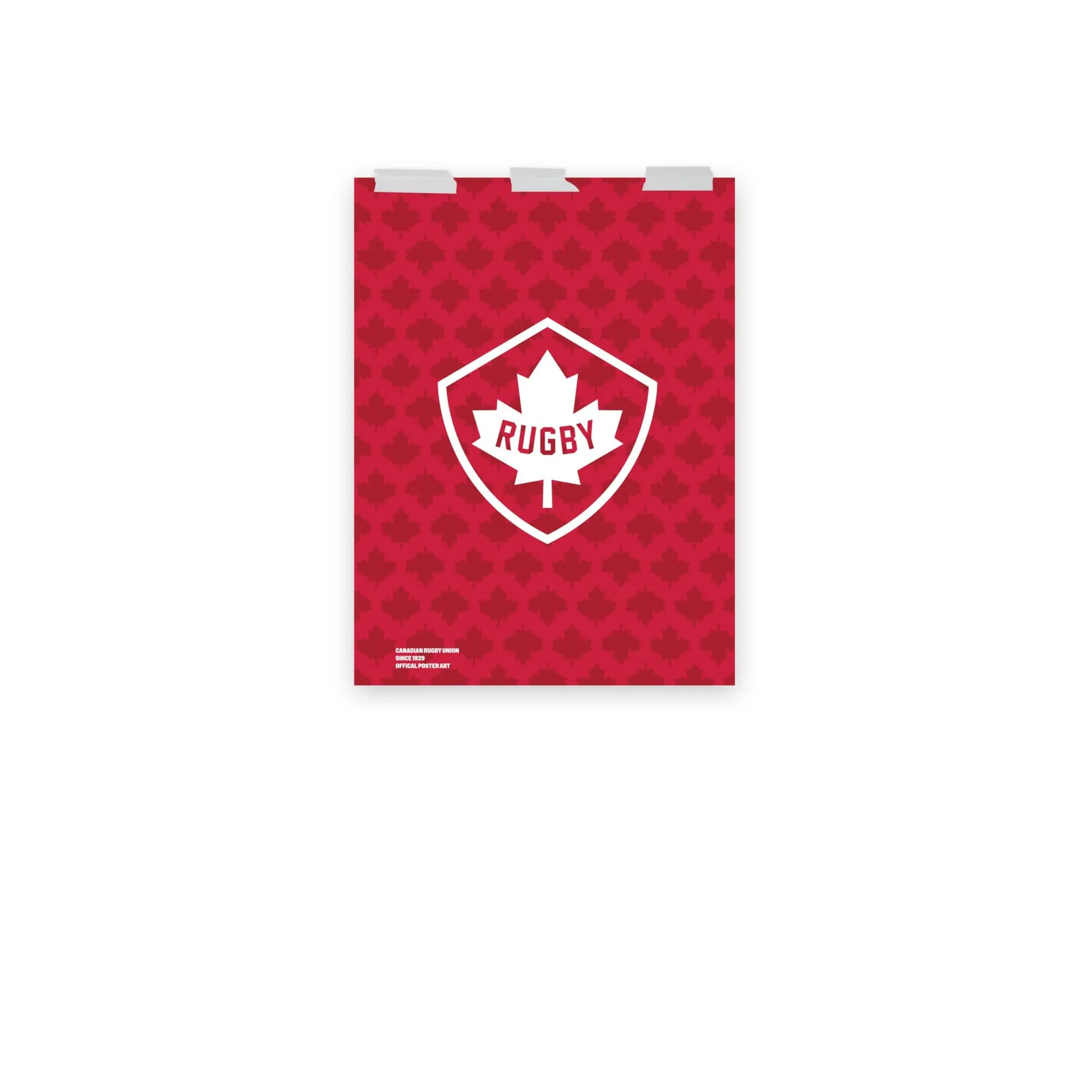 Rugby Canada Maple Leaf Poster