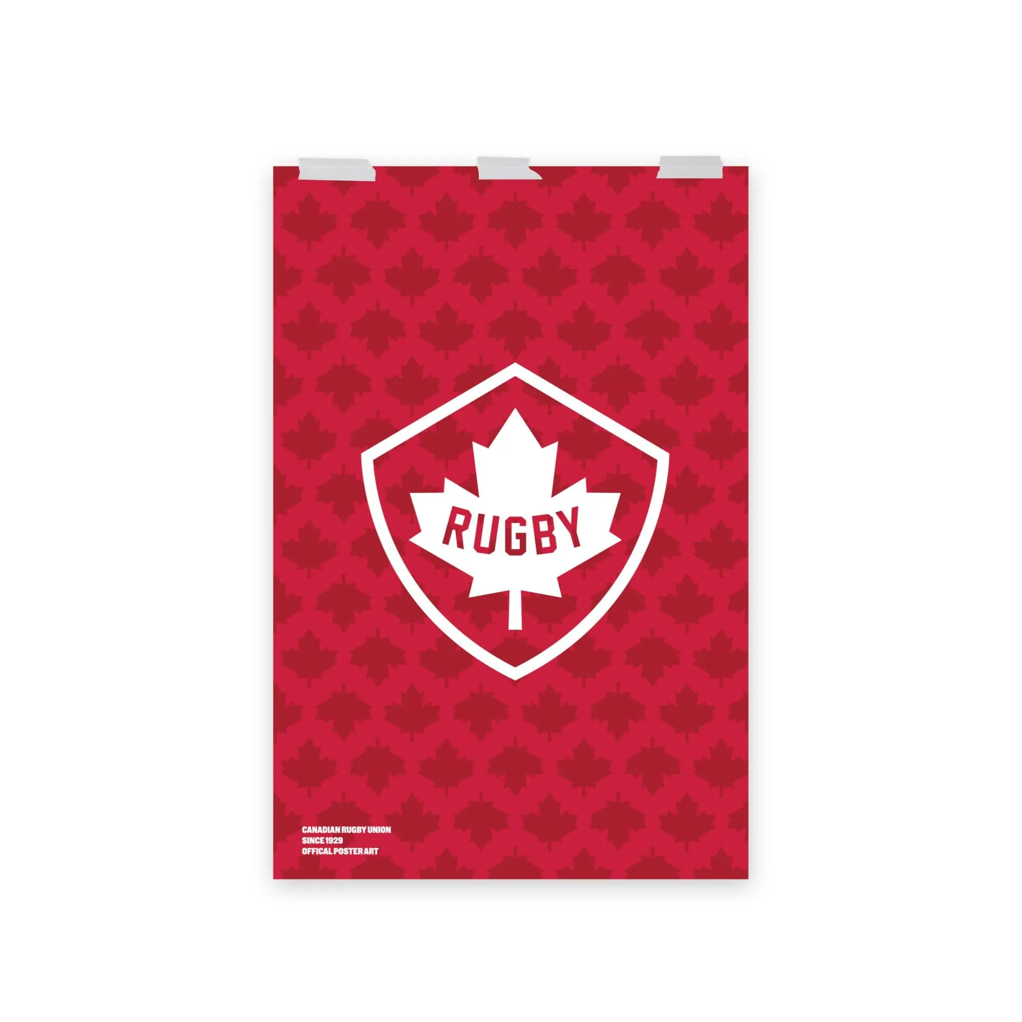 Rugby Canada Maple Leaf Poster