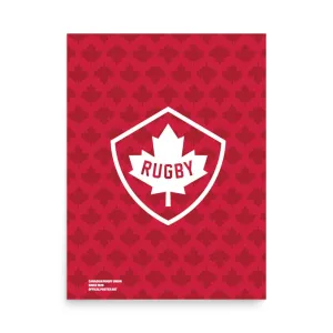 Rugby Canada Maple Leaf Poster