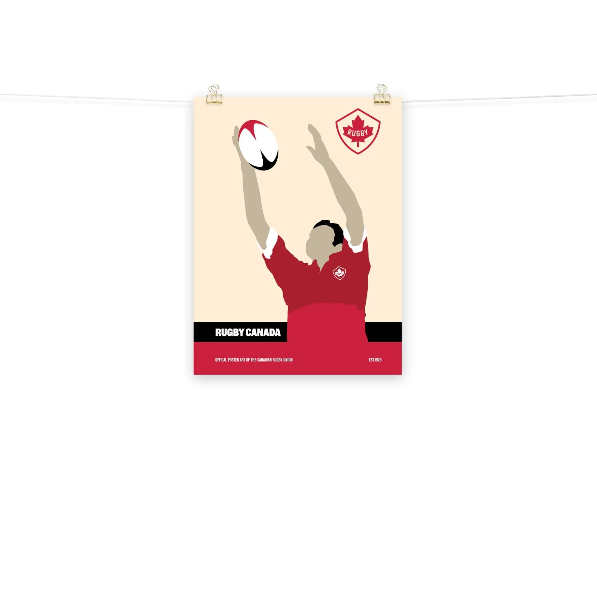Rugby Canada Rugby Catch Poster