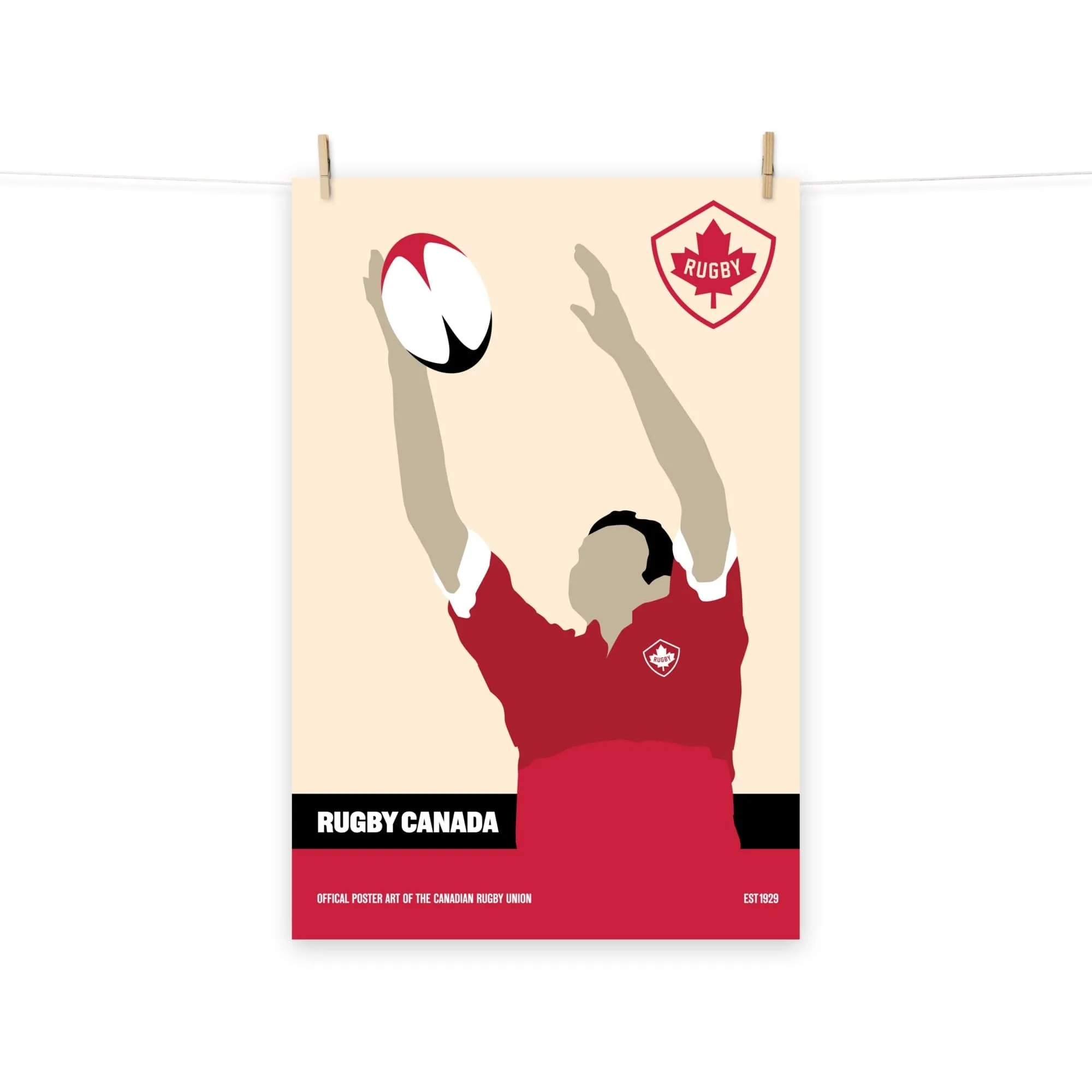 Rugby Canada Rugby Catch Poster