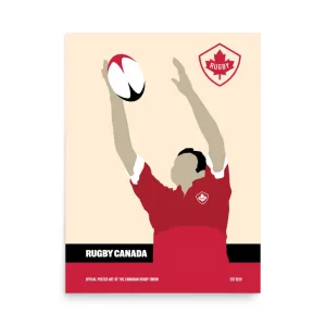 Rugby Canada Rugby Catch Poster