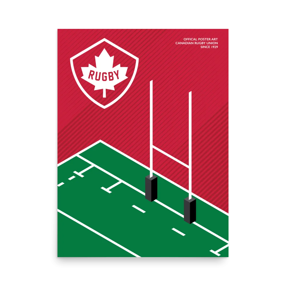 Rugby Canada Rugby Pitch Poster