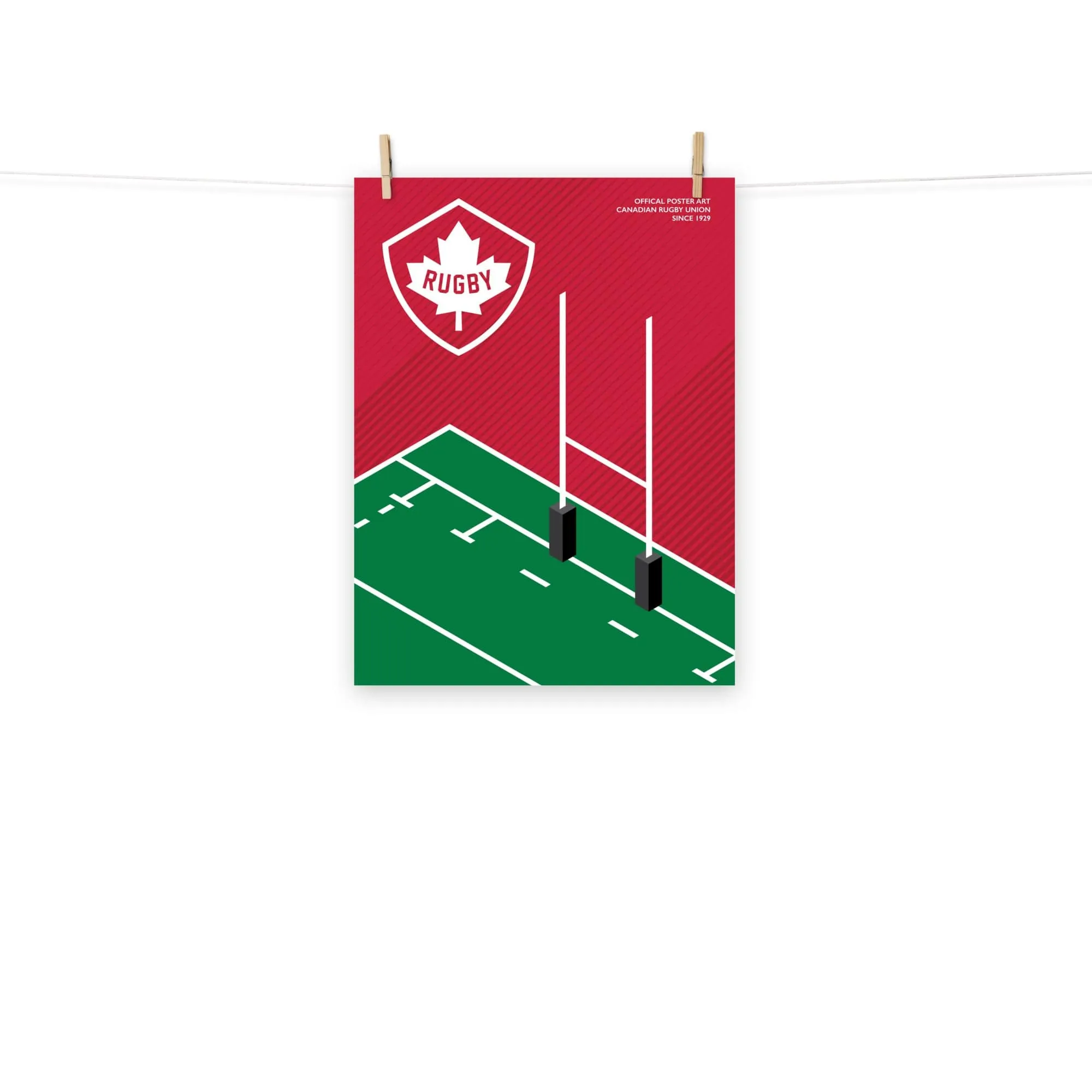 Rugby Canada Rugby Pitch Poster