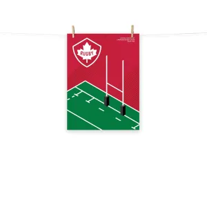 Rugby Canada Rugby Pitch Poster