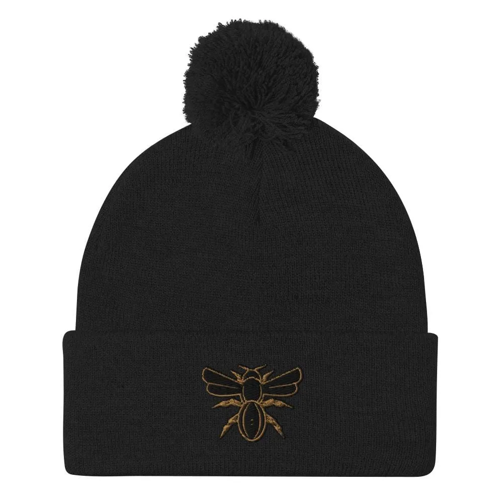 Rugby Hive Pom-Pom Beanie