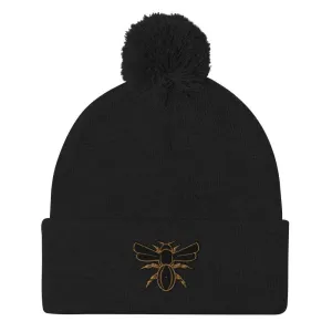 Rugby Hive Pom-Pom Beanie