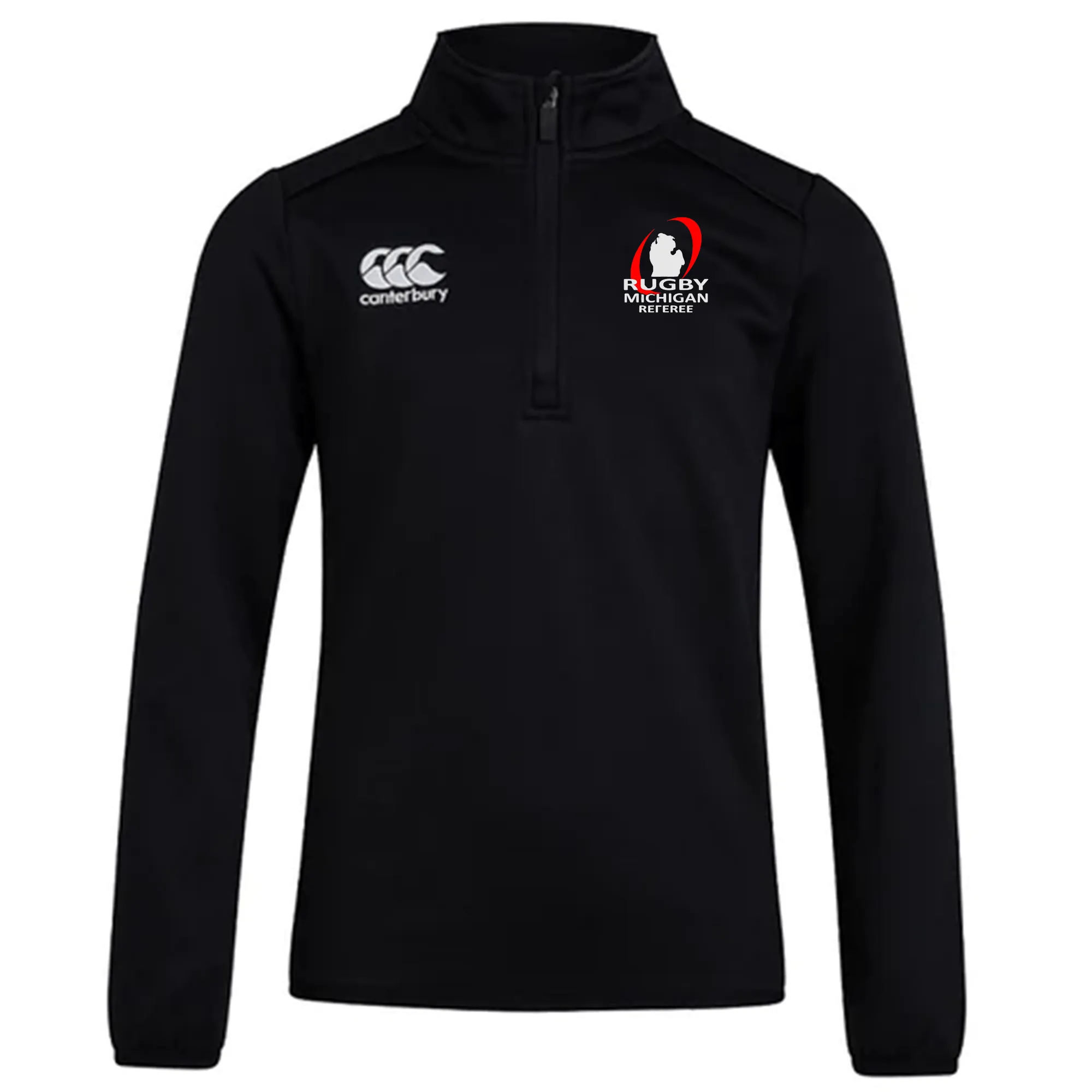 Rugby Michigan Referee Society Club 1/4 Zip Mid Layer Training Top by Canterbury