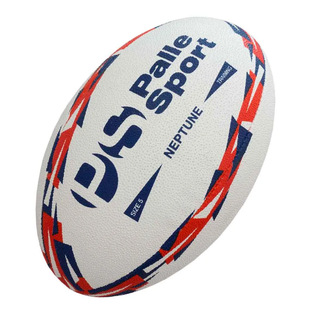 Rugby - Neptune Premium Training Ball - 15 Ball Bundle - Size 5, 4 & 3 - Colour - Red
