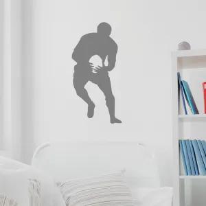 Rugby Silhouettes Player Wall sticker