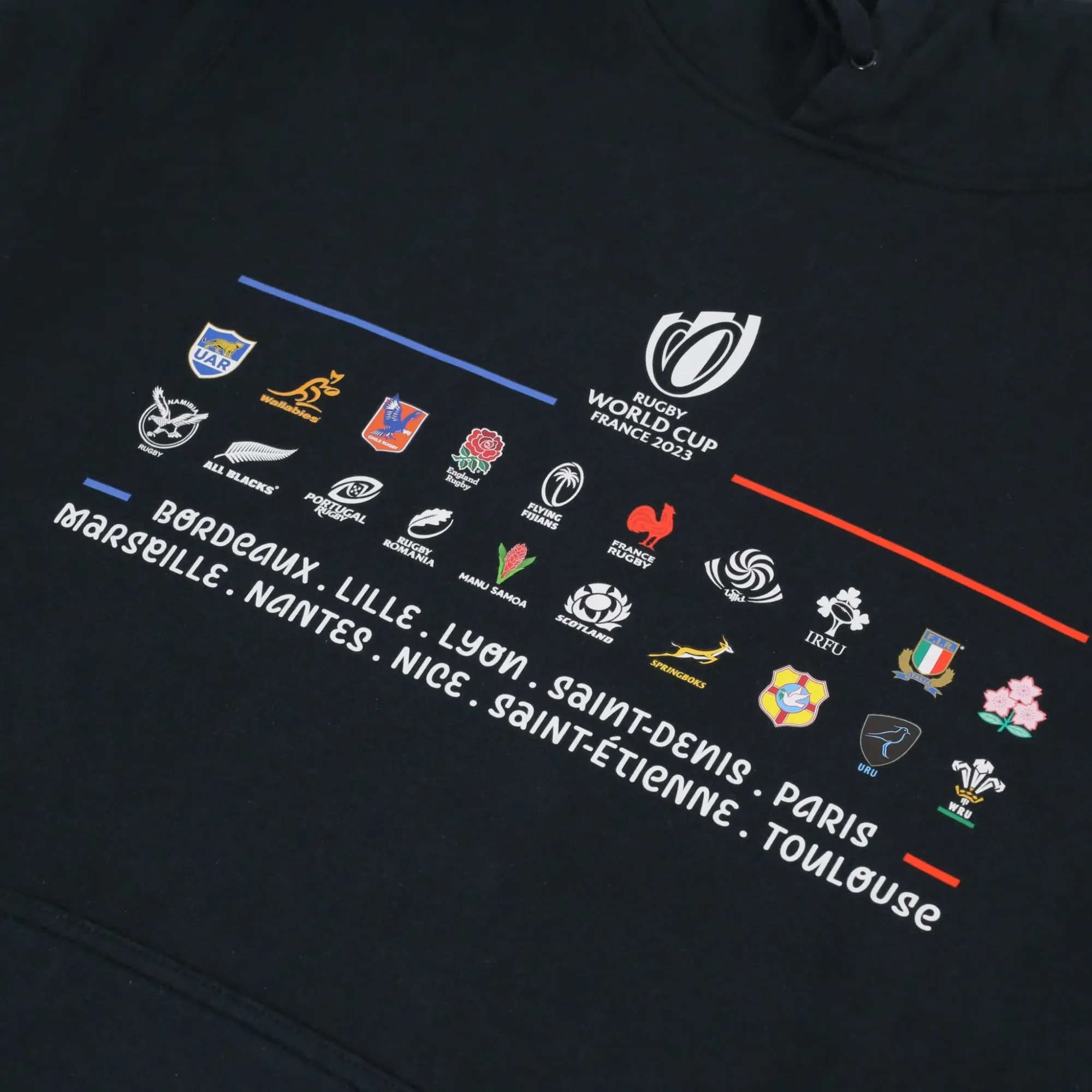Rugby World Cup 23 '20 Unions Stacked' Hoodie