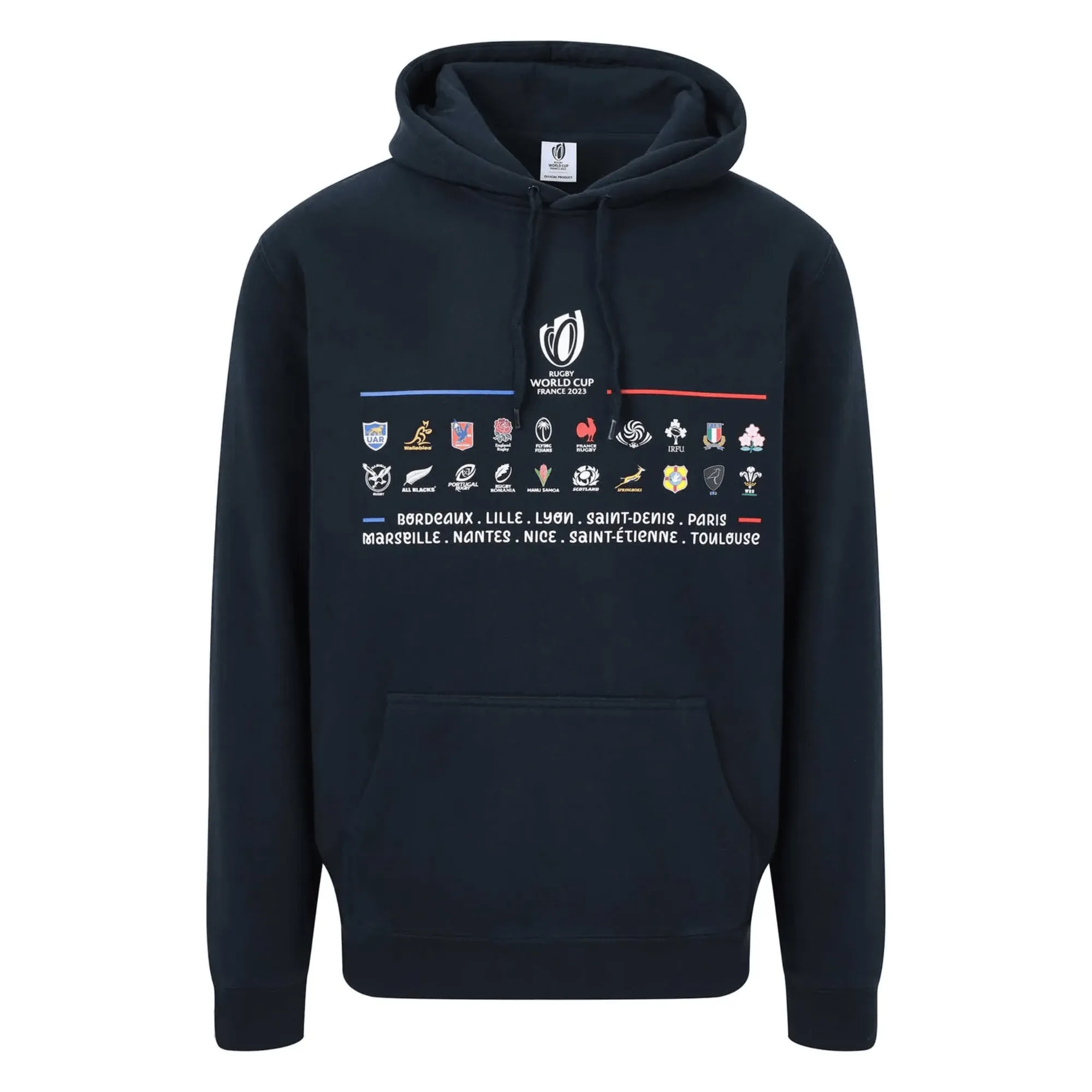 Rugby World Cup 23 '20 Unions Stacked' Hoodie