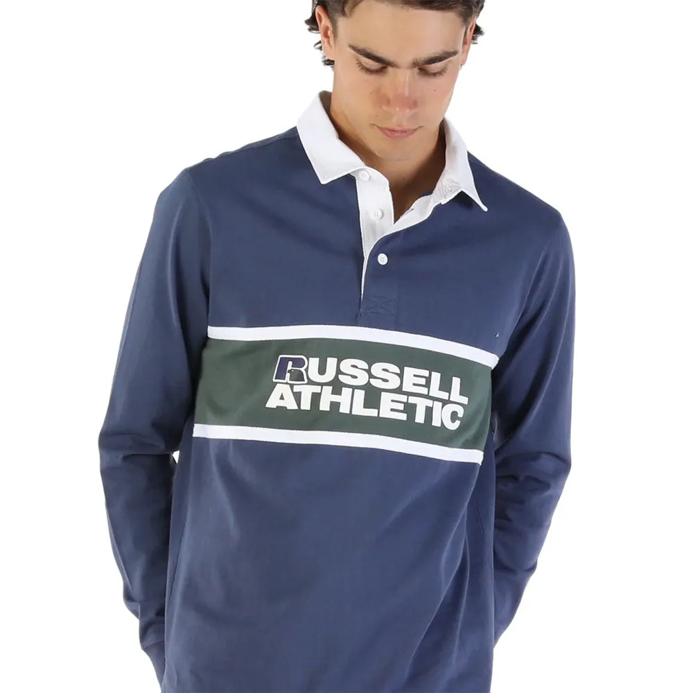 Russell Athletic Mens College Rugby Polo Top