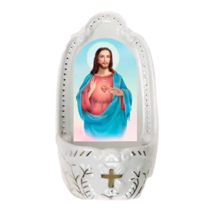 Sacred Heart of Jesus Holy Water Font