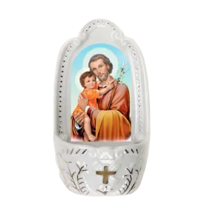 Saint Joseph Holy Water Font 5 1/4