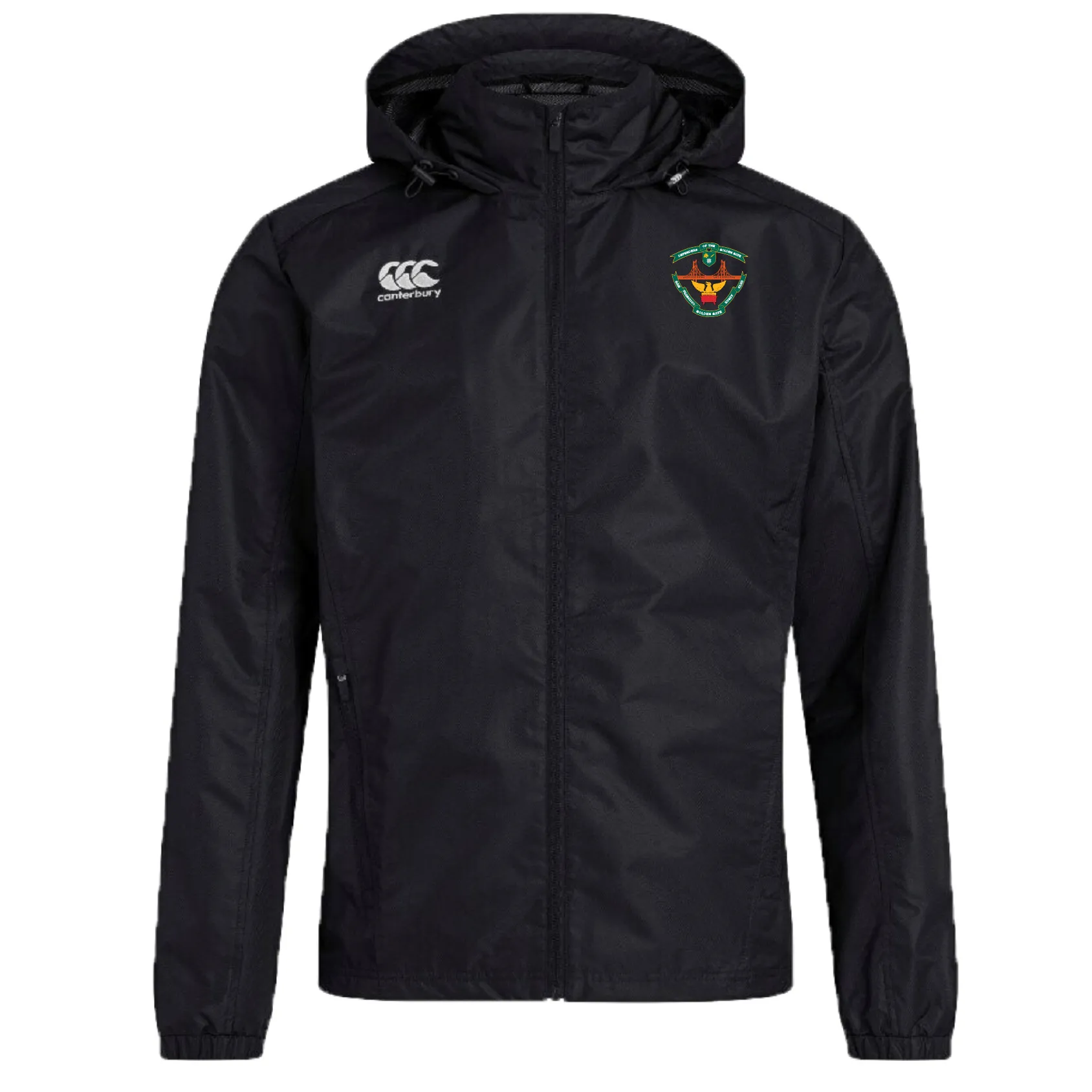 San Francisco Golden Gate Club Vaposhield Full Zip Rain Jacket by Canterbury