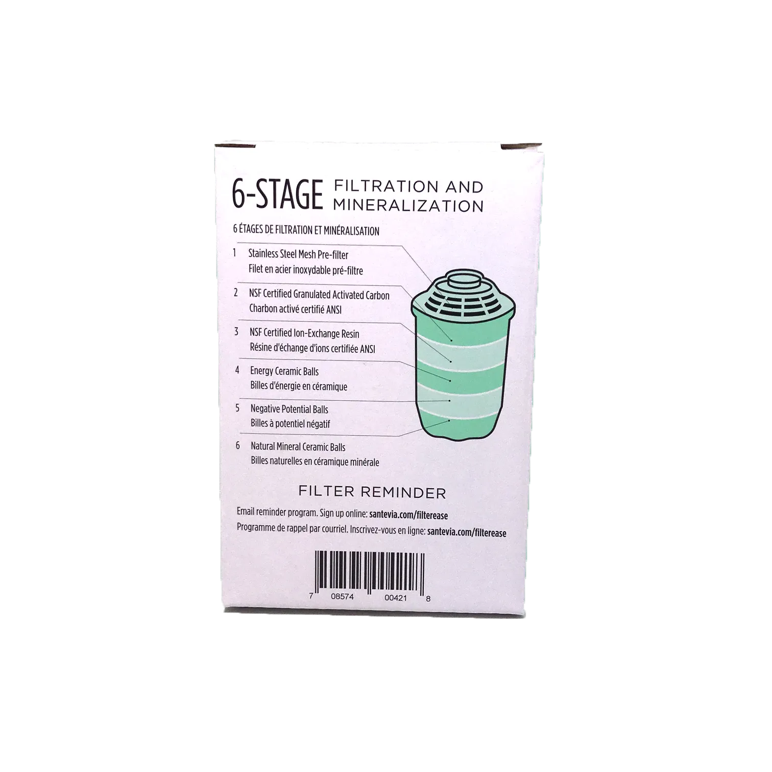 Santevia Alkaline Water System Pitcher Filter
