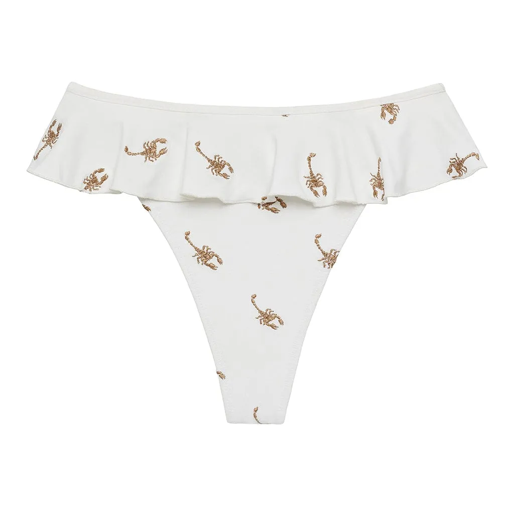 Scorpion Tamarindo Ruffle Bikini Bottom