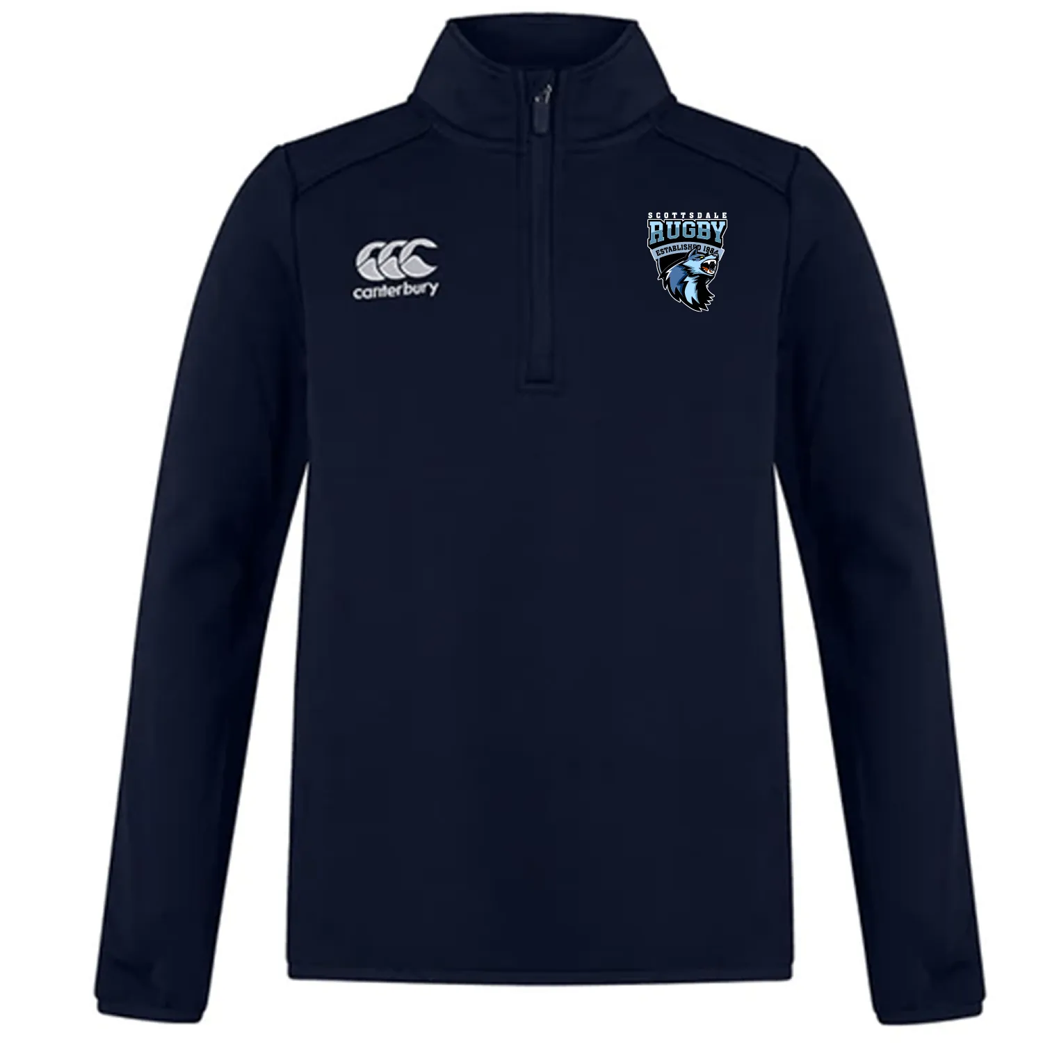 Scottsdale Rugby Club 1/4 Zip Mid Layer Training Top by Canterbury