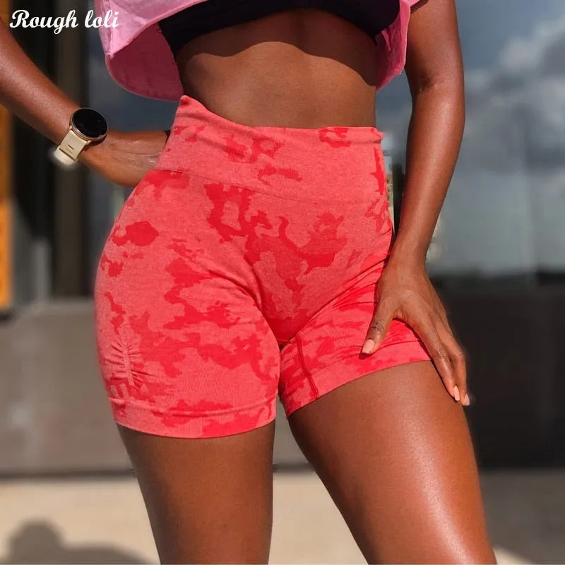 Seamless High Waist Booty Gym Shorts