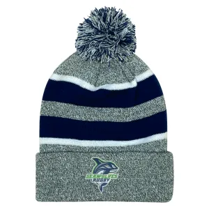 Seattle Seawolves Rugby Hooped Pom Pom Beanie