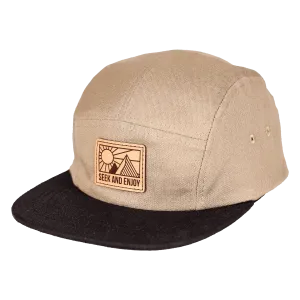 Seek and Enjoy Hemp Camp Cap | Tan