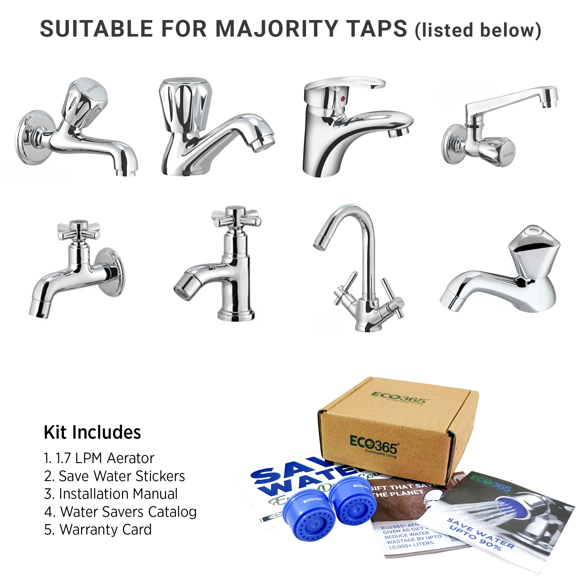 Shower Flow Aerator 1.75LPM